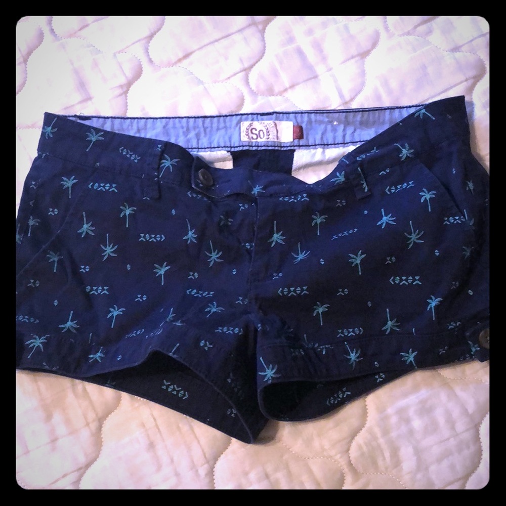 SO brand shorts.